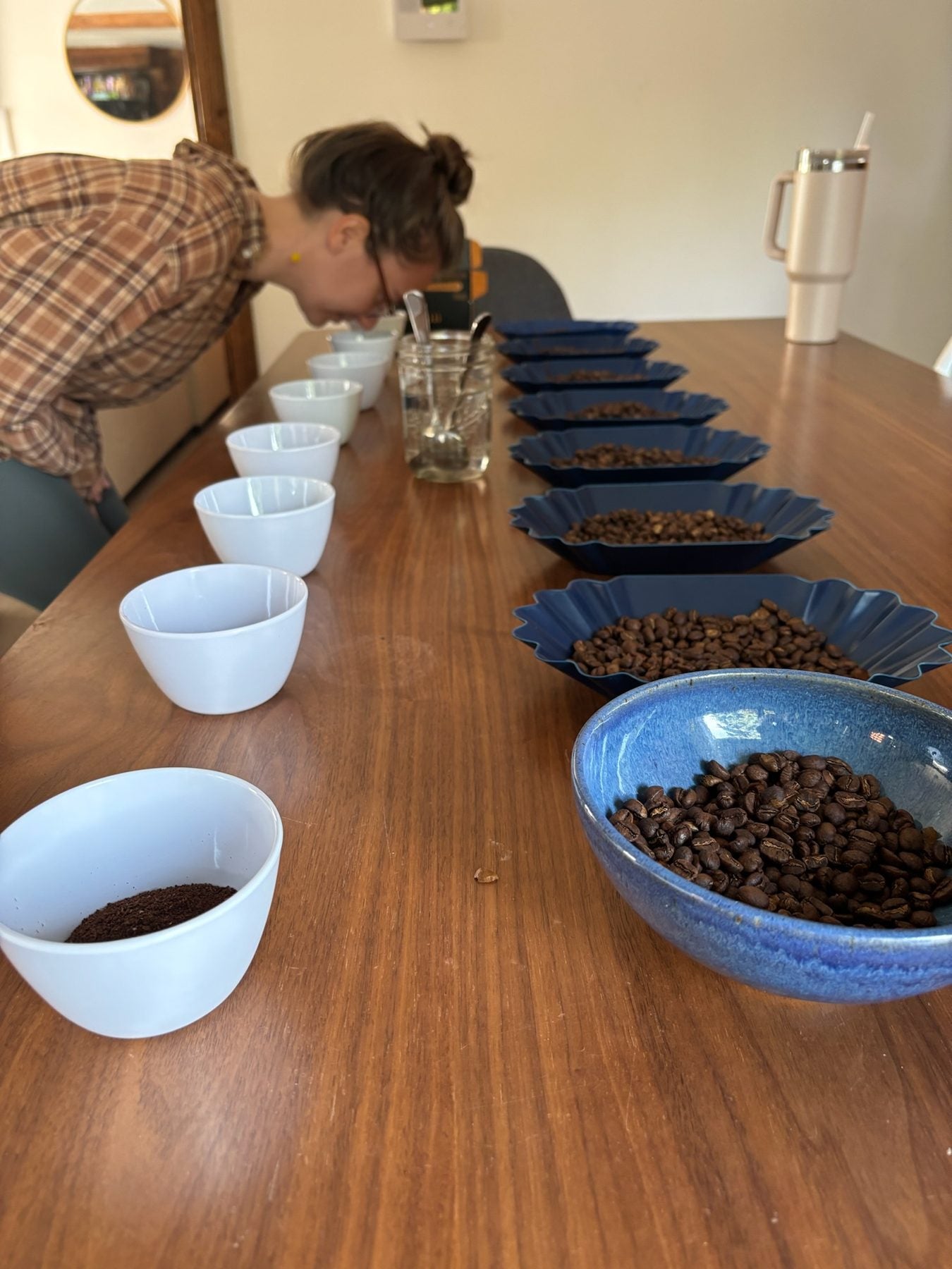 Cupping table in Portland